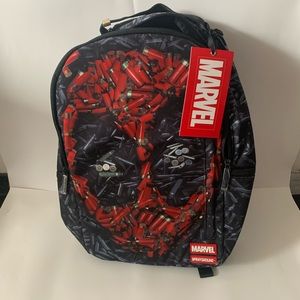 Sprayground Deadpool bullet mask backpack